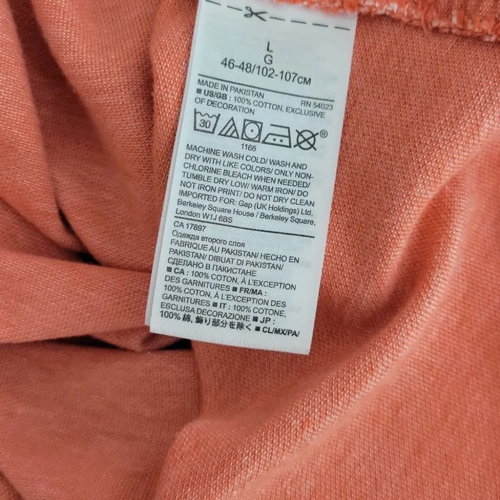 BANANA REPUBLIC logo polo shirt Sz L